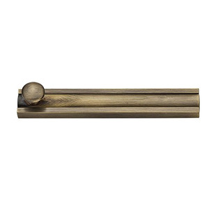 Baldwin BR7022 Solid Brass 4" Surface Bolt from the Reserve Collection