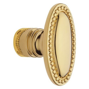 Baldwin Hardware 5060.031.MR Estate Beaded Oval Knob Indoor Door