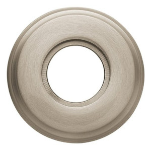 Baldwin 5155 Pair of Estate Rosettes for Privacy Functions, Satin Nickel