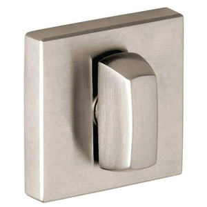 Baldwin 6733 Interior and Entrance Thumb turn Lock with Backplate for 3" Doors, Satin Nickel