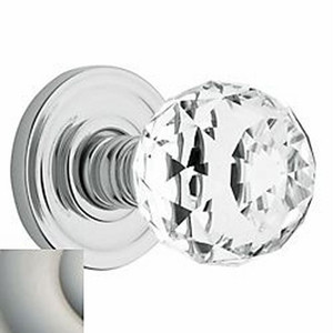 Baldwin Hardware 5009.150.IMR Swarovski Crystal Knob Indoor Door in SATIN NICKEL