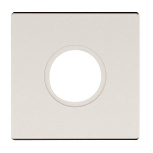 Baldwin R017.IDM Single Estate Rosette for Dummy Functions, Satin Nickel