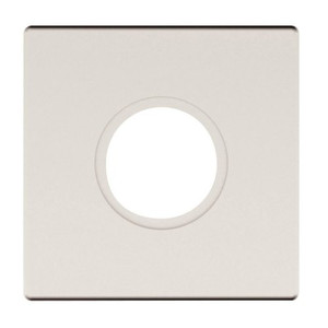 Baldwin R017.IDM Single Estate Rosette for Dummy Functions, Satin Nickel