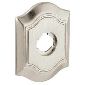 Baldwin R027.IPS Individual 3.25" Height Bethpage Passage Rosette, Satin Nickel