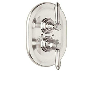 Rohl A4909LMPN A4909Lm Country Bath Thermostatic Shower Valve Trim Only with Metal, Polished Nickel