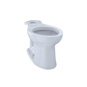 Toto C244EF#01 Entrada Close Coupled Elongated Toilet Bowl, White White