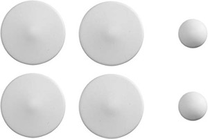 Duravit 1001460000 Seat Bumpers for Caro, Darling, Happy D, Medici, and Starck 2 Seats