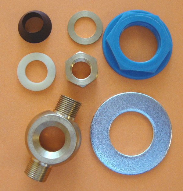 Phylrich 10PCBAG 001 Parts kit: Flex Line Hose, Complete Lavatory Tee Assembly, Coupling Nut and Washer