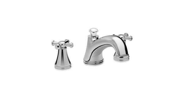 Toto TB220DD#PN Vivian Deck-mount Tub Filler Trim With Cross Handles Polished Nickel<br> Requires TMBT Valve Sold Separately