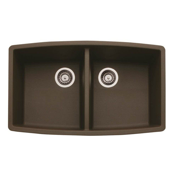 BLANCO 440068 PERFORMA EQUAL DOUBLE BOWL - CAFE BROWN