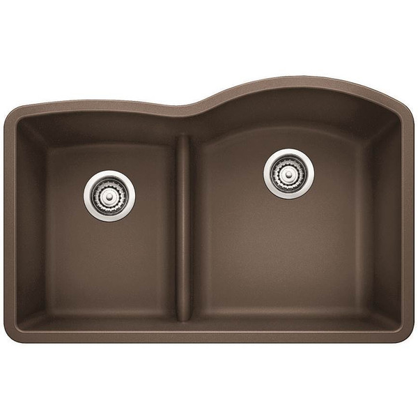 BLANCO 441609 DIAMOND 1-3/4 LOW DIVIDE REVERSE - CAFE BROWN