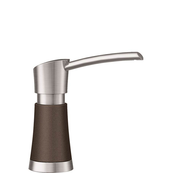 BLANCO 442050 ARTONA SOAP DISPENSER - CAFE BROWN/STAINLESS DUAL FINISH