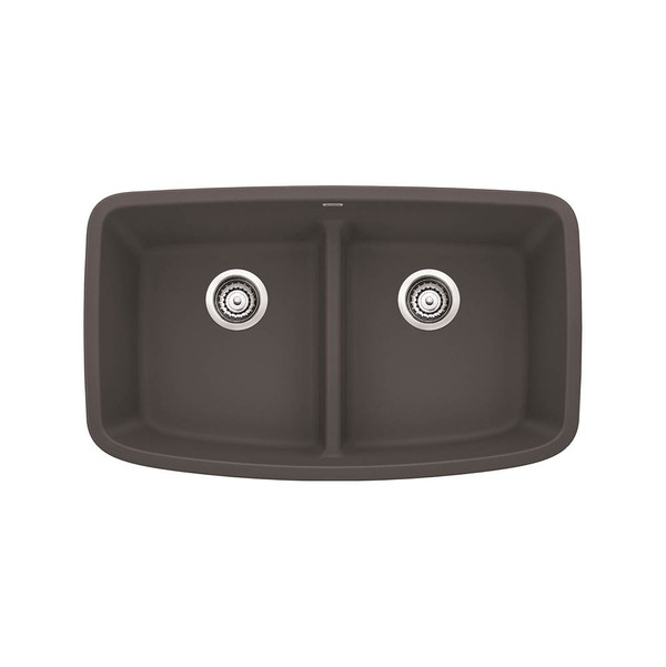 BLANCO 442196 VALEA EQUAL DOUBLE LOW DIVIDE - CINDER