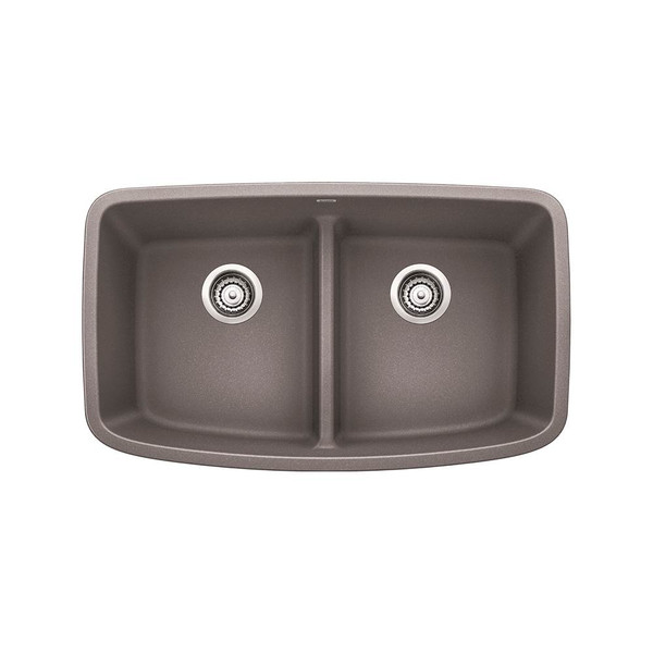 BLANCO 442202 VALEA EQUAL DOUBLE LOW DIVIDE - METALLIC GRAY