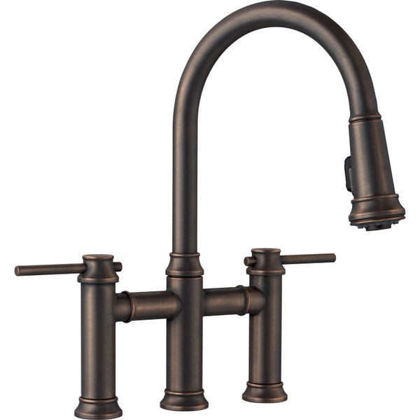 BLANCO 442507 EMPRESSA BRIDGE FAUCET PULL DOWN 1.5 GPM - ORB