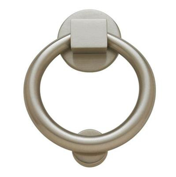 BALDWIN 0195.150 RING DOOR KNOCKER INSATIN NICKEL