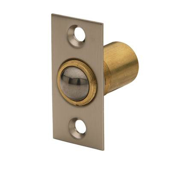 BALDWIN 0426.150 ADJUSTABLE BALL CATCH (FITTED IN DOOR) IN SATIN NICKEL