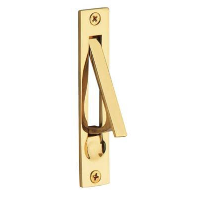 BALDWIN 0465.003 EDGE PULL .75" X 1.625" X 3.875" IN LIFETIME (PVD) POLISHED BRASS