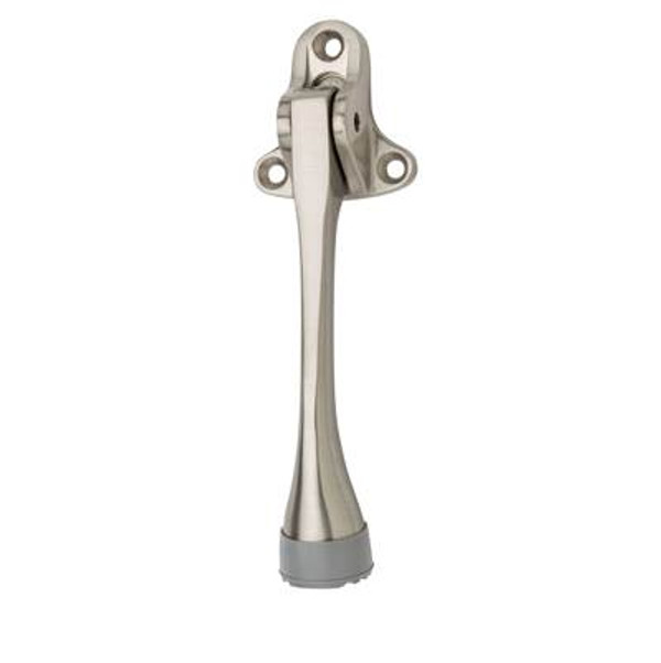 BALDWIN 4105.150 LEVER DOOR HOLDER 5" IN SATIN NICKEL