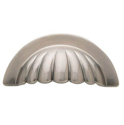 BALDWIN 4464.150.BIN MELON CUP PULL 3" CTCIN SATIN NICKEL