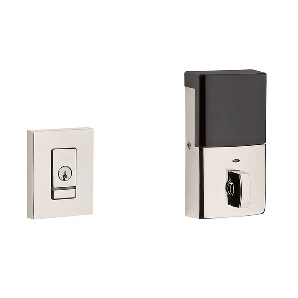 BALDWIN 8220.055.B EVOLVED CONTEMPORARY DEADBOLT IN LIFETIME (PVD) POLISHED NICKEL
