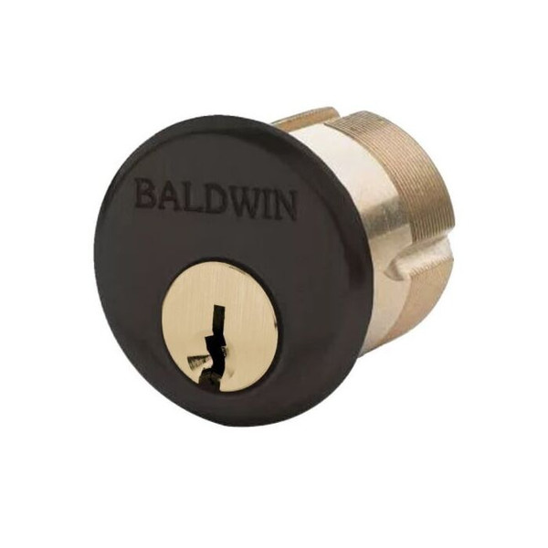 BALDWIN 8327.102 MORTISE CYLINDER C KEYWAY 1-3/4'' IN OIL RUBBED BRONZE