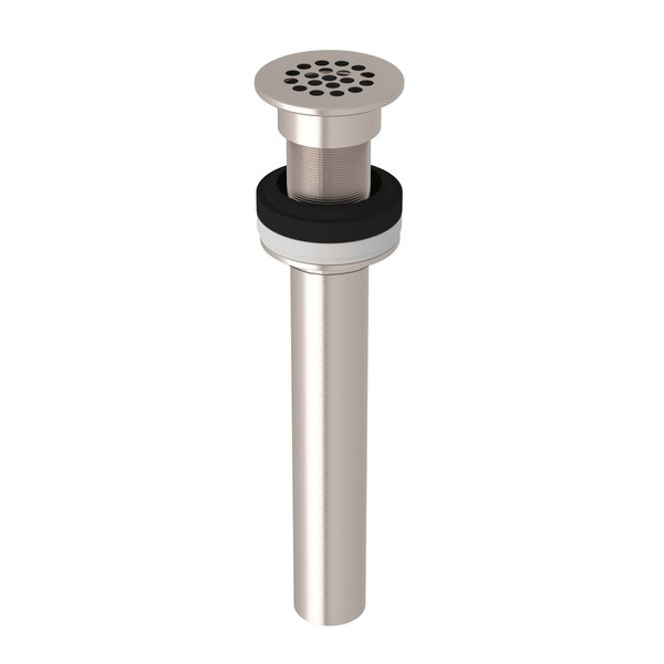 ROHL 6442STN NON SLOTTED GRID DRAIN SATIN NICKEL