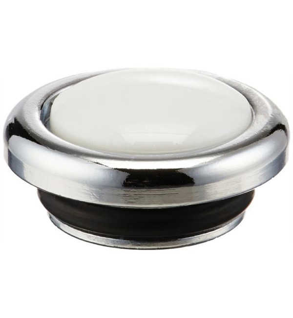 ROHL C7698PBAPC COUNTRY KITCHEN AND COUNTRY BATH PRESSURE FIT PORCELAIN SCREW COVER CAP INDICE COMPLETE WITH POLISHED CHROME TRIM AND PLAIN OR BLANK WHITE PORCELAIN INSERT