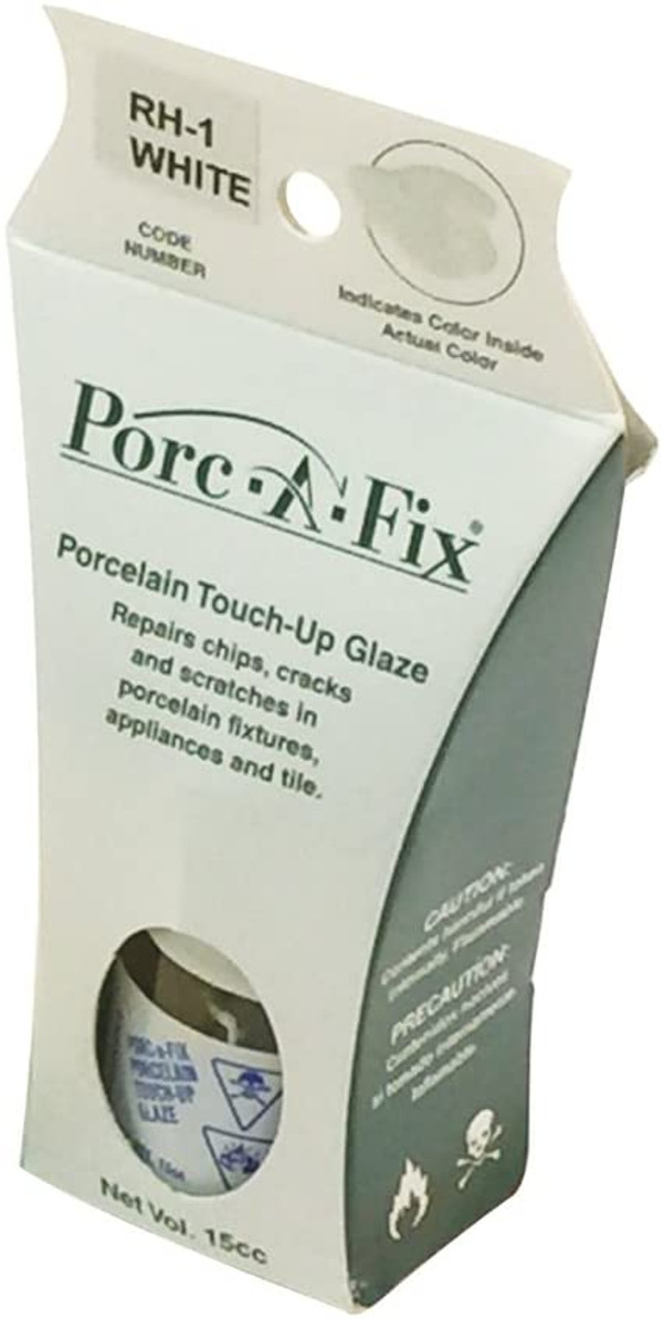 ROHL PORCAFIXALLIAWHIT PORC-A-FIX PORCELAIN REPAIR TOUCH UP GLAZE KIT IN ALLIA WHITE ONLY