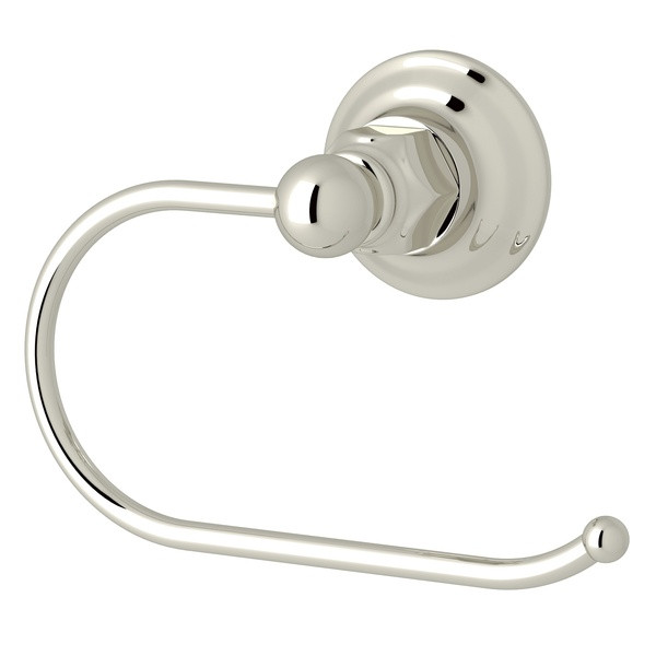 ROHL ROT8PN ITALIAN BATH WALL MOUNT TOILET PAPER HOLDER POLISHED NICKEL