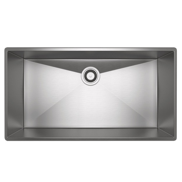 ROHL RSS3318SB FORZE SINGLE BOWL STAINLESS STEEL KITCHEN SINK BRUSHED STAINLESS STEEL