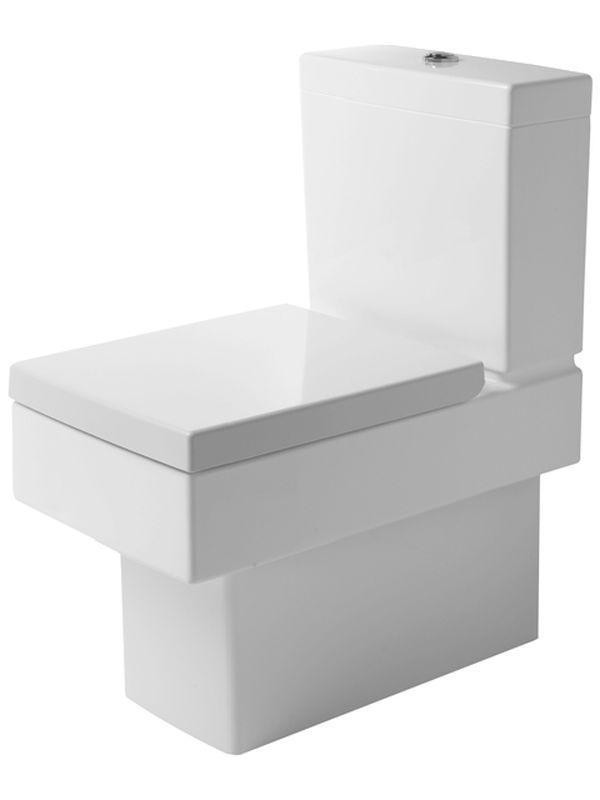 DURAVIT 21160900921 VERO CLOSE COUPLED TOILET IN WHITE, BOWL ONLY, TANK AND SEAT REQUIRED, SOLD SEPARATELY
