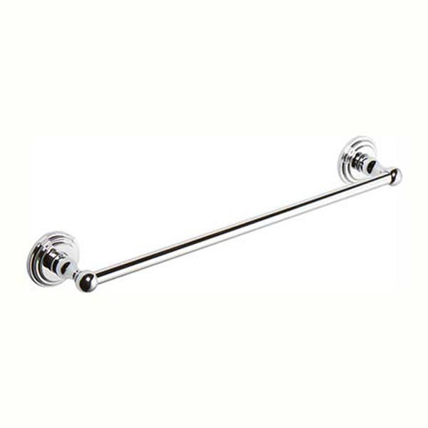 GINGER 1103/PB CHELSEA 24" TOWEL BAR POLISHED BRASS (SHOWN IN POLISHED CHROME)
