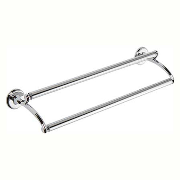 GINGER 2722-24/PC CIRCE 24" DOUBLE TOWEL BAR POLISHED CHROME