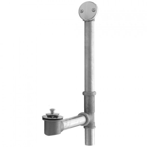 JACLO 357-ORB BRASS TUB DRAIN BOTTOM OUTLET LIFT & TURN WITH FACEPLATE (2 HOLE) TUB WASTE OIL RUBBED BRONZE