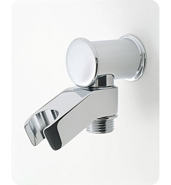 JACLO 6418-PN WATER SUPPLY ELBOW WITH HANDSHOWER HOLDER POLISHED NICKEL