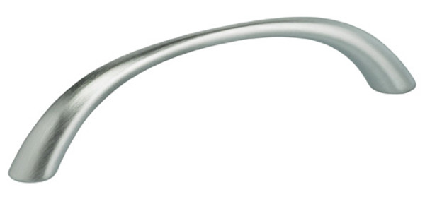 OMNIA 9400/96.26D MODERN CABINET PULL 3-3/4" CENTER TO CENTER SATIN CHROME