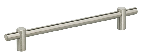 OMNIA 9458/192.32D MODERN CABINET PULL 7-5/8'' CENTER TO CENTER / ADJUSTABLE SATIN STAINLESS STEEL
