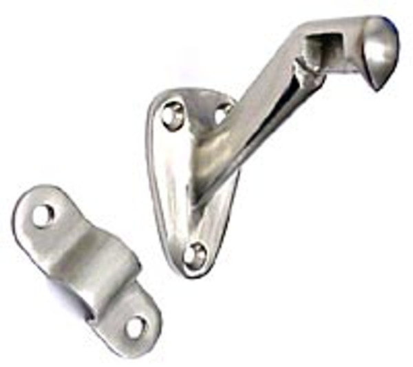 DELTANA HRB325U15 HANDRAIL BRACKETS, 3-3/8" PROJECTION BRUSHED NICKEL