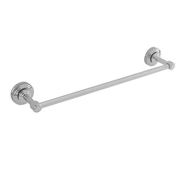 Newport Brass 29-01 18" Solid Brass Towel Bar from the Miro and Bevelle Collecti, Polished Nickel