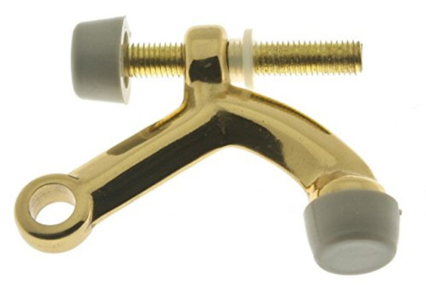 Solid Brass Hinge Pin Stop Finish: Polished Brass