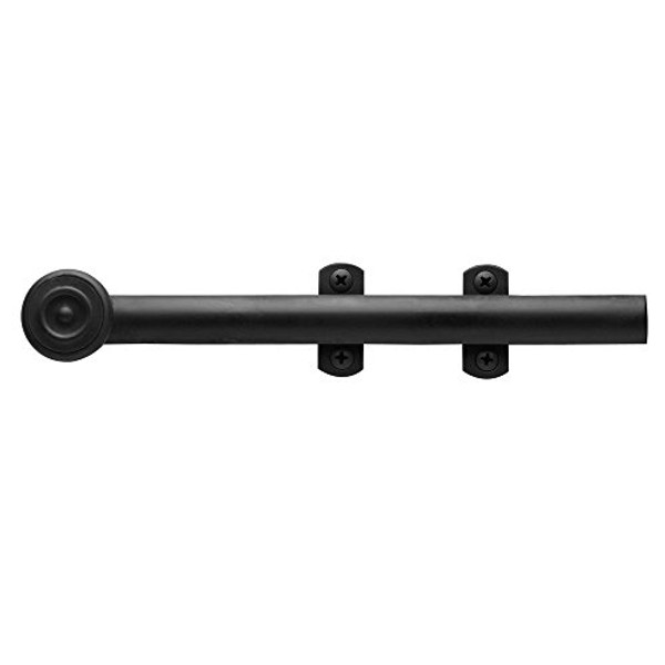 Baldwin 0370.102 Decorative Heavy Duty 8-Inch Surface Bolt, Oil Rubbed Bronze