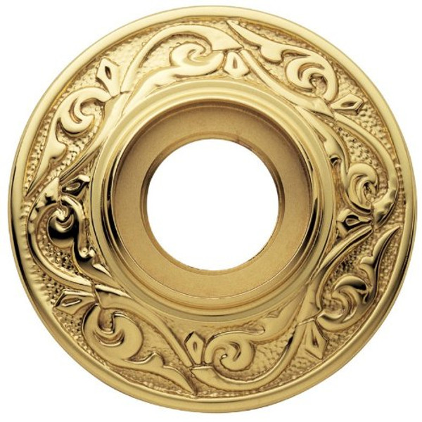 Baldwin 5003.I Single Estate Rosette for Passage Functions, Lifetime Polished Brass