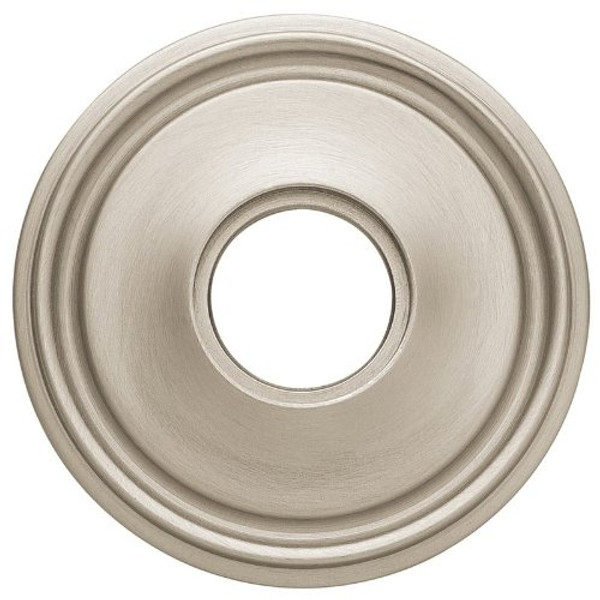 Baldwin 5123 Pair of Estate Rosettes for Privacy Functions, Satin Nickel