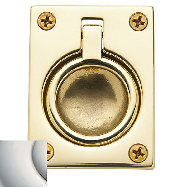 Baldwin 0394.140 Polished Nickel Flush Ring Pull