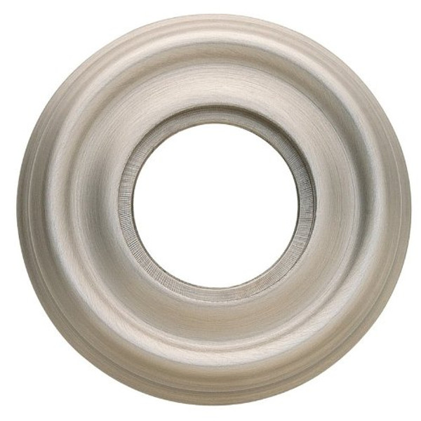Baldwin 5157 Pair of Estate Rosettes for Privacy Functions, Satin Nickel