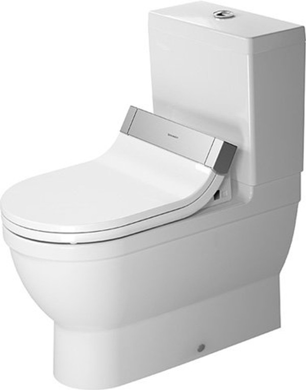 Duravit 2141590092 Starck 3 Toilet Close-Coupled Washdown Model Without Cistern/Tank