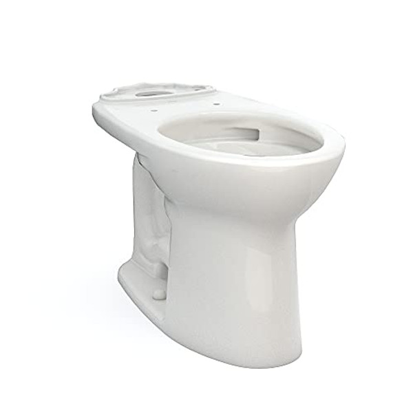 TOTO Drake Elongated TORNADO FLUSH Toilet Bowl with CEFIONTECT, Colonial White - C776CEG#11