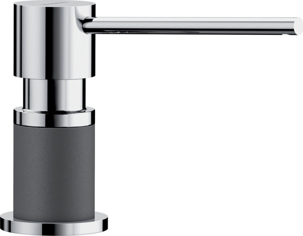 BLANCO 402304 LATO SOAP DISPENSER - CINDER/CHROME DUAL FINISH