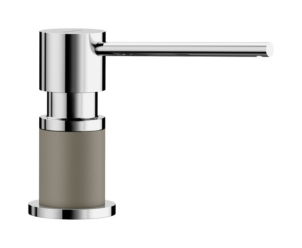 BLANCO 402306 LATO SOAP DISPENSER - TRUFFLE/CHROME DUAL FINISH